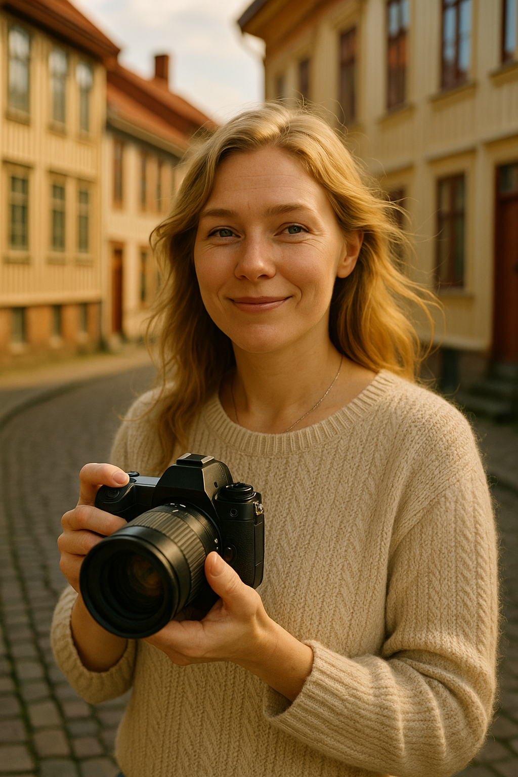 en porträttfotograf i Göteborg